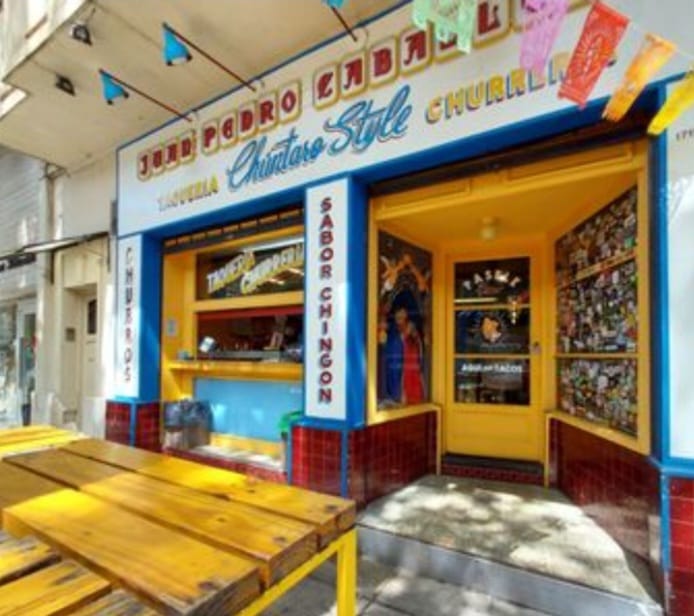 Local de Juan Pedro Caballero Taquería y Churrería.